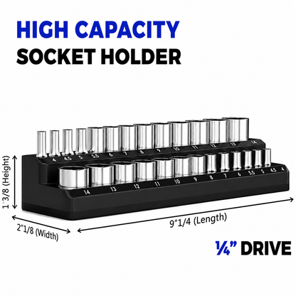 Magnetic Socket Organizer-Find Every Socket Instantly