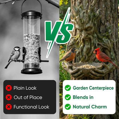 Garden Best Seller Tree Spirit Bird Feeder – Outdoor Resin Decor