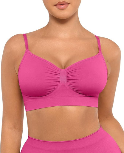 Adjustable Seamless Yoga Bra