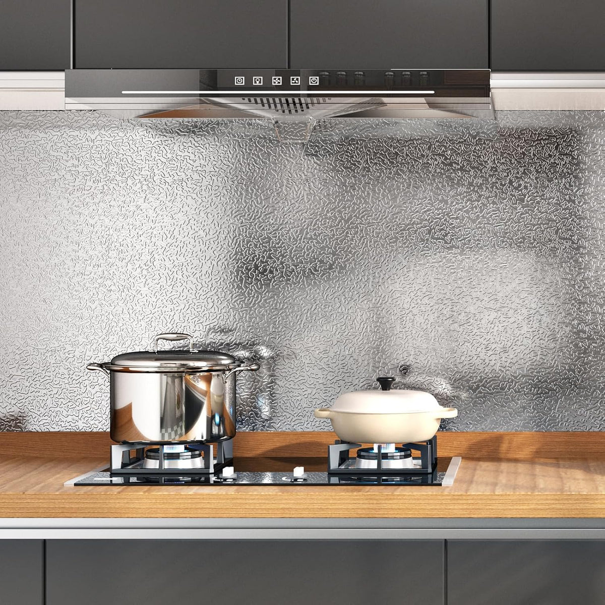 Kitchen Waterproof Oil Proof Aluminum Foil Sticker