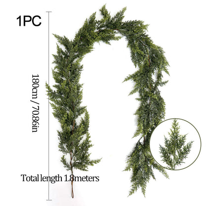 2025 Super Value Se6 FT Artificial Cedar Garlands –Realistic Touch Winter Greenery