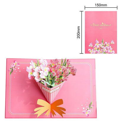 Paper Love Mother's Day Card, Happy Mothers Day Pop Up Card 3D Design
