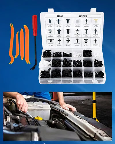 Car Fastener Box Set – Multi-Size Fasteners for Quick Vehicle Repairs
