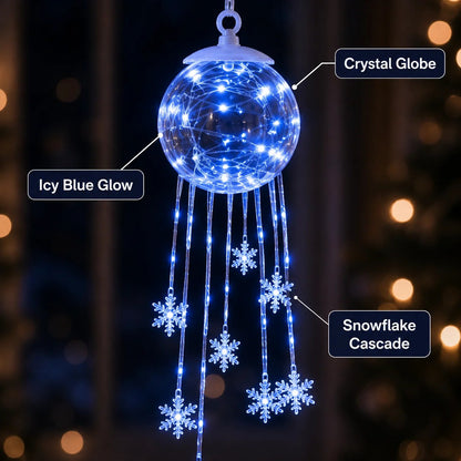Winter Magic Snowflake Cascade™ – LED Hanging Christmas Ornament