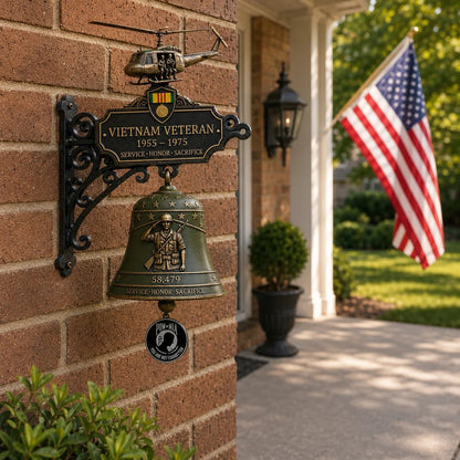 Last Day Promo: 50% OFF - Veteran Tribute Wall Bell