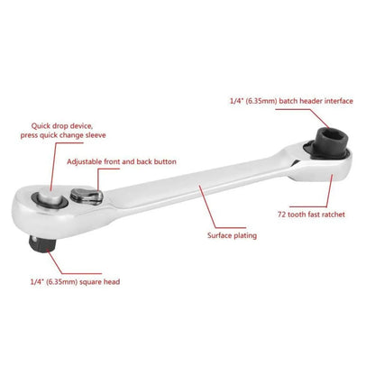 Mini Ratchet Wrench For Tight Spaces