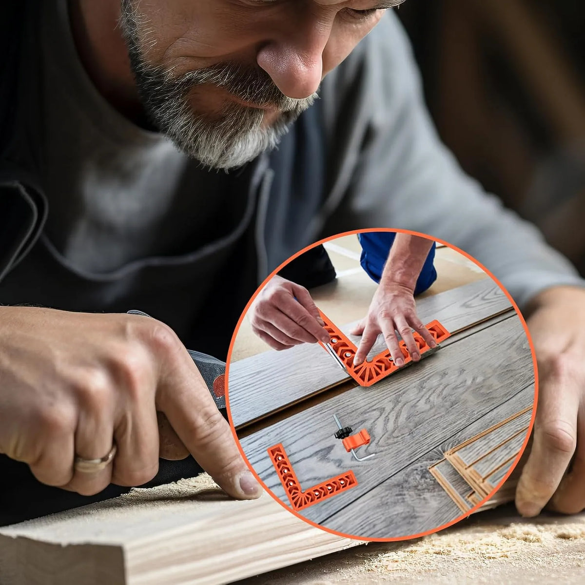 Perfect 90° Corners Made Easy – Professional Corner Clamp & Positioning Jig Set for Woodworking