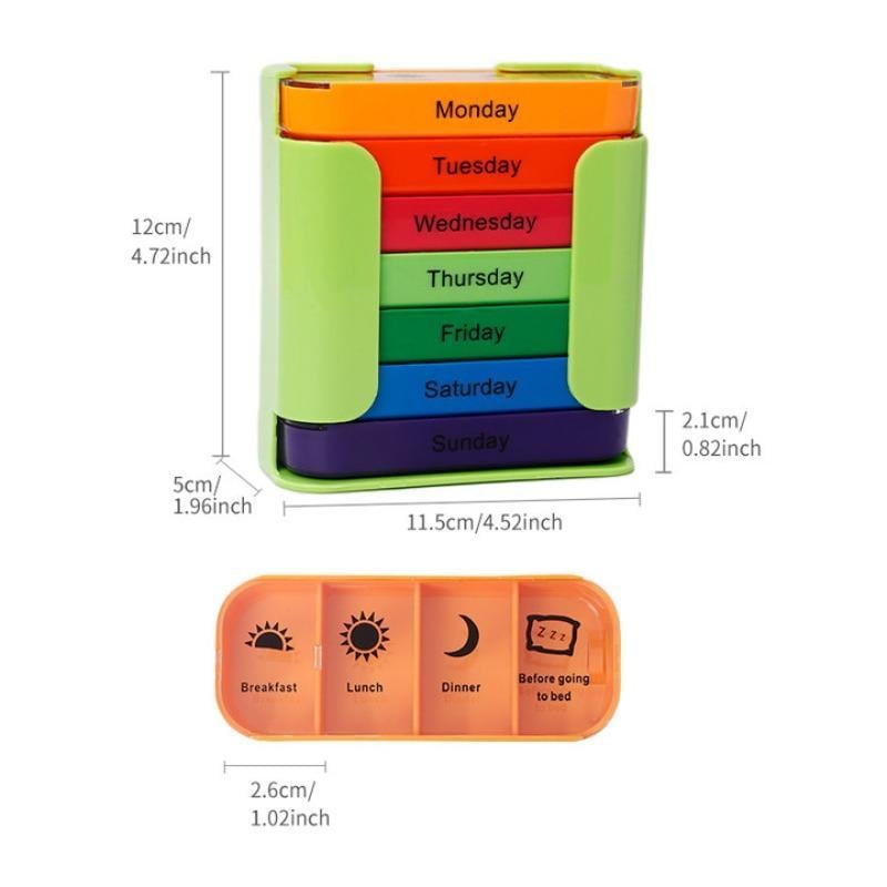 7-Day Medication Organizer - For Effortless Health Management!