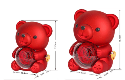 Everlasting Rose Teddy Bear - A romantic gift