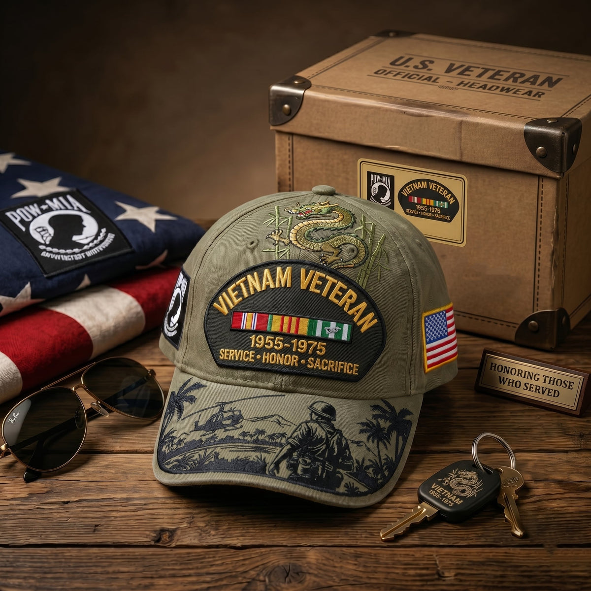 Last Day Promo: 49% OFF - Vietnam Veteran Tribute Cap