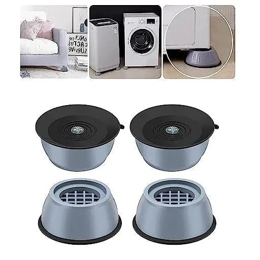 4Pcs Anti Vibration Washing Machine Foot Pads Noise Reduction