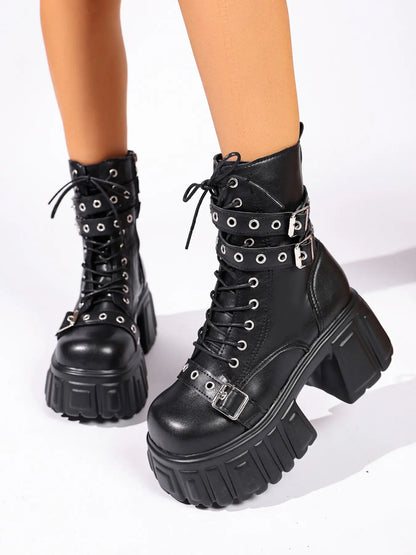 Women's Punk Trousers – Chunky Sole