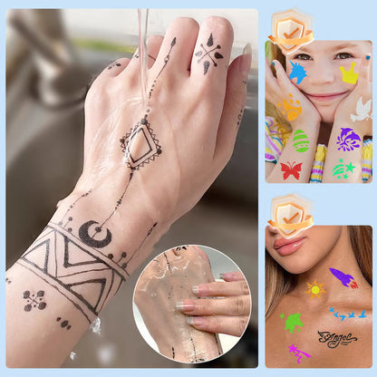 Festivel Hot SALE 60% OFF - 10 Colors Temporary Tattoo Markers Set