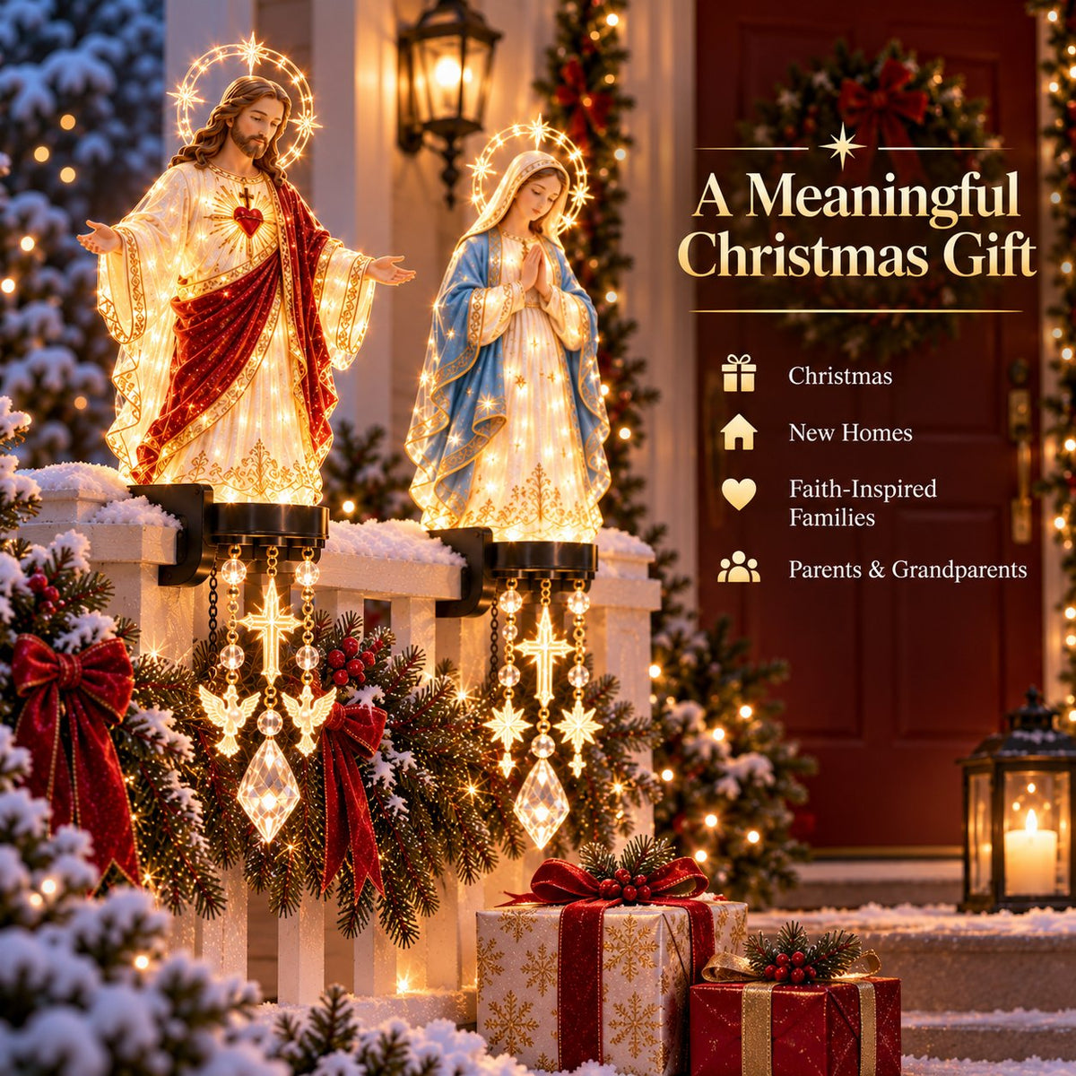 LAST DAY 49% OFF Sacred Christmas Railing Lights
