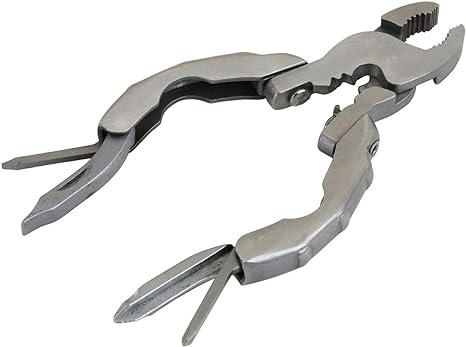 (Early Christmas Sale - 49% OFF) Titanium Alloy 9-in-1 Multitool with Screwdrivers, Pliers - Compact EDC Gadget Gift for Men