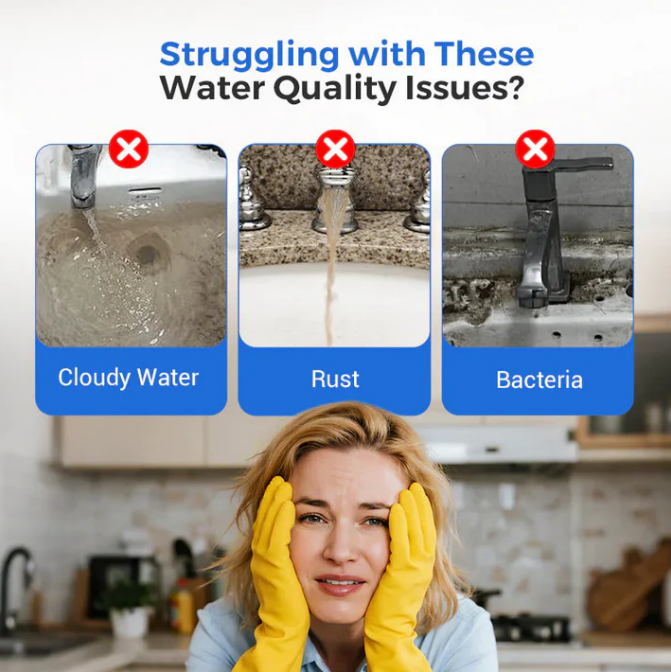 360° Rotating Faucet Filters-Enhance Your Tap Water QualityBuy 3 Get 1 Free