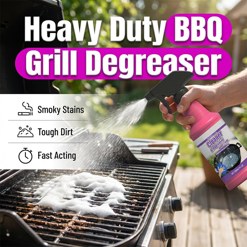 Buy 2 Get 1 Free Powerful Grill Degreaser Spray – Kitchen Grease Killer & Heavy-Duty Clean