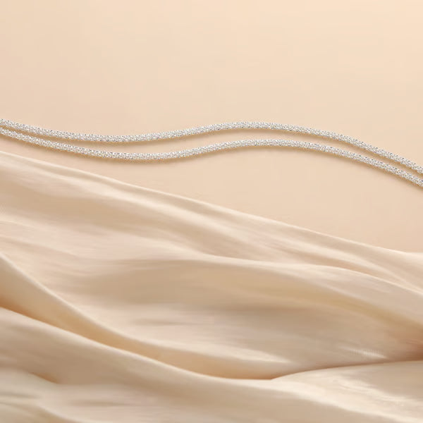 Minimalist Layered Shiny Anklet For Women