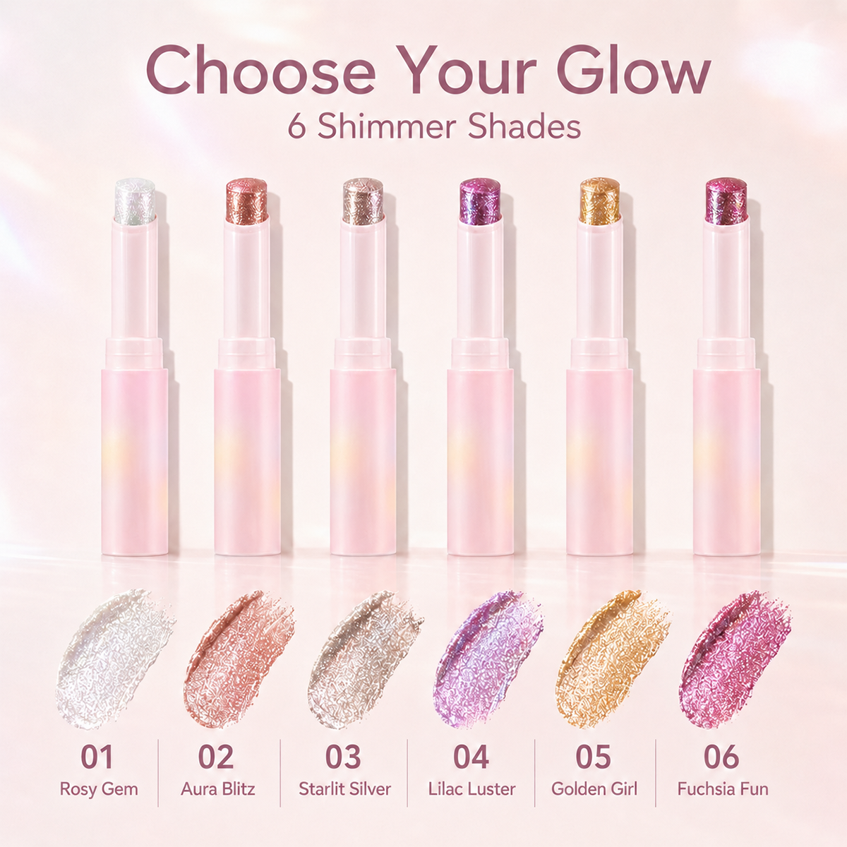 Shimmer Eyeshadow Stick with Brush