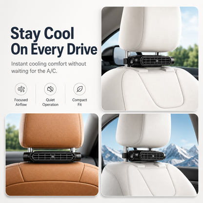 Rechargeable Car Seat Cooling Fans