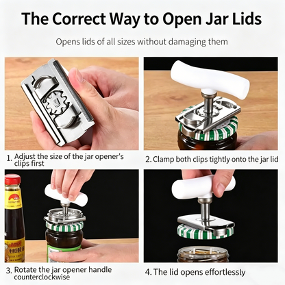 Anti-Slip Grip Jar Opener – Effortless Lid Removal Every Time