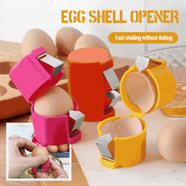 Stainless Steel Egg Opener – Crack, Cut, and Separate Eggs Easily