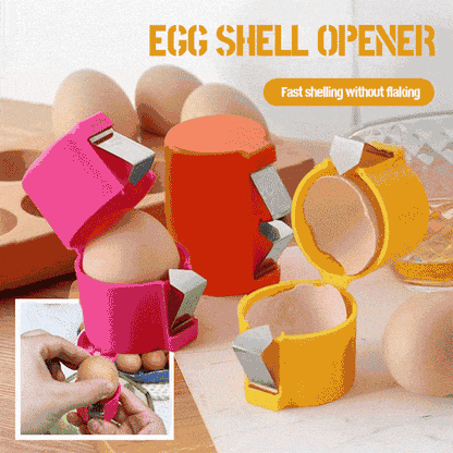 Stainless Steel Egg Opener – Crack, Cut, and Separate Eggs Easily