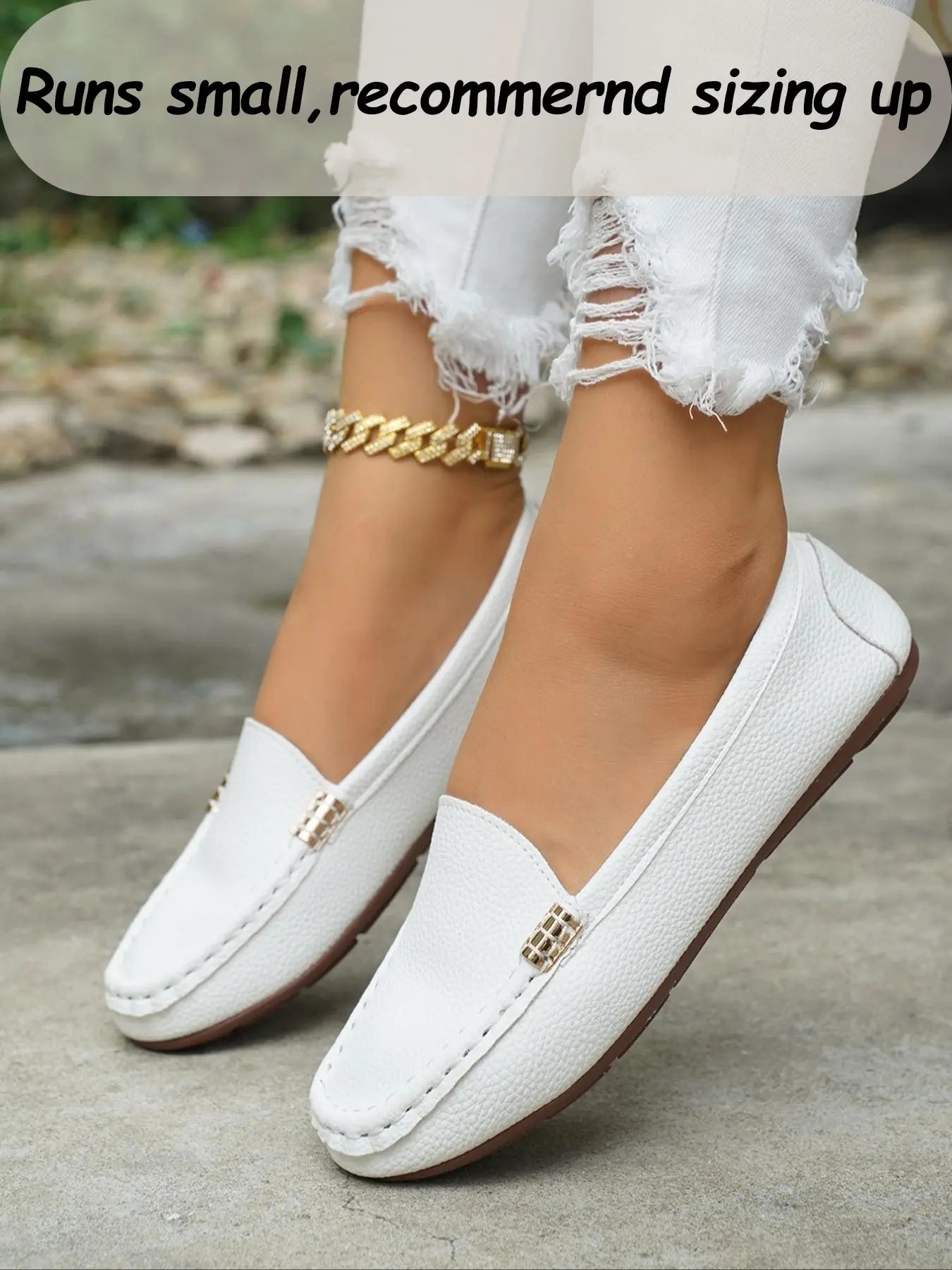 Women's Flats – Round Toe, Low Heel, Slip-On