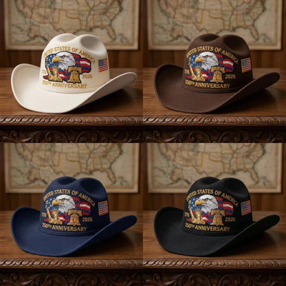 Last Day 50% OFF - 250 Years Later — Still Standing Patriotic Cowboy Hat