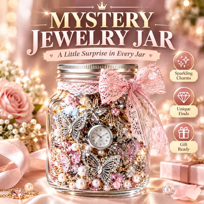 Last Day 49% OFF Mystery Jewelry Jar – Curated Sparkle Collection for a Beautiful Surprise
