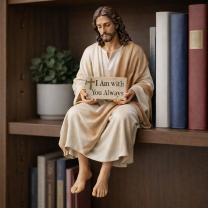 Handcrafted Jesus FigurineSerene Desk Companion