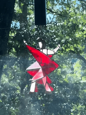 LAST DAY 49% OFF - The Memphis Melody Handmade Stained Glass Spinner
