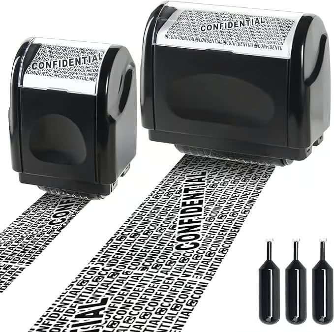 SALE 49% OFF!!-Privacy Protection Security Roller Stamp — Address & Billing Info Blocker, Home & Office Mailing Essentials 100m Long-Lasting Roll