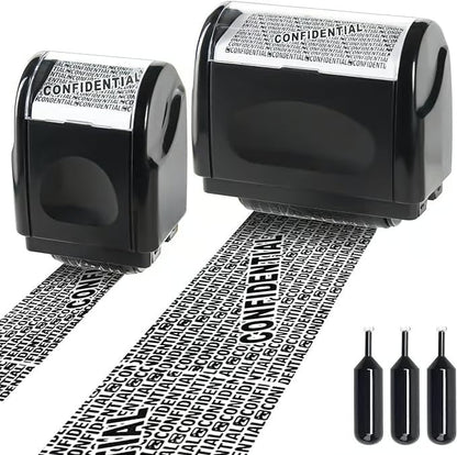 SALE 49% OFF!!-Privacy Protection Security Roller Stamp — Address & Billing Info Blocker, Home & Office Mailing Essentials 100m Long-Lasting Roll