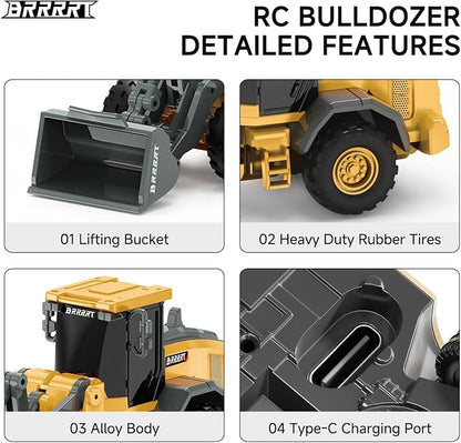 1:64 Premium Alloy Mini RC Construction Set