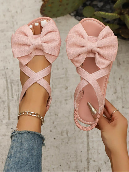 Women's Flip Flops – Bow, Lightweight, Breathable
