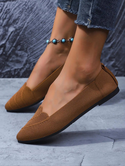 Women's Flats – Pointed Toe, Slip-On, Lightweight