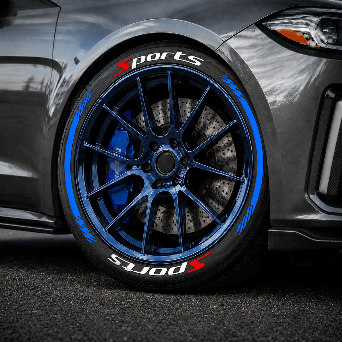 3D Waterproof Tire Decal Stickers