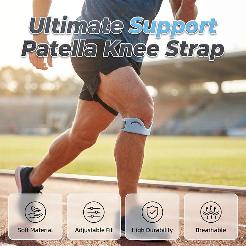 Final 3 hours Buy 1 Get 1 Free - Breathable Shock-Absorbing Patella Brace