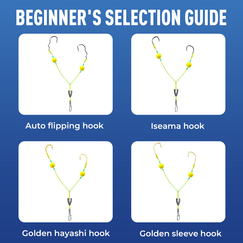 Angler's Favorite Double-Hook Bottom Rig – Enhanced Hooking Power & Smooth Retrieval