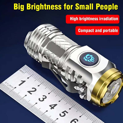 48%OFF NOW！Three-eyed Monster Mini Flash Super Power Flashlight