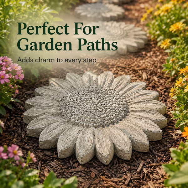 Reusable Sunflower Stepping Stone Mold!!!