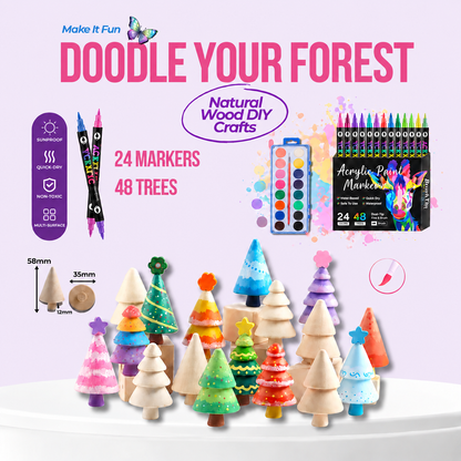 Fun DIY Wooden Tree Kit