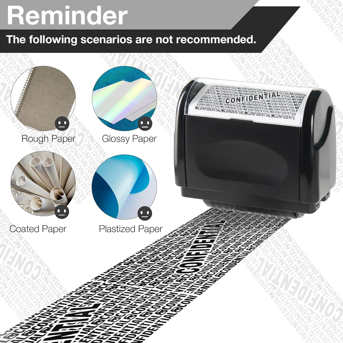 SALE 49% OFF!!-Privacy Protection Security Roller Stamp — Address & Billing Info Blocker, Home & Office Mailing Essentials 100m Long-Lasting Roll