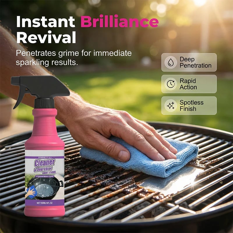 HOT SALE 60% OFFFast-Acting Heavy-Duty Grill Degreaser Spray