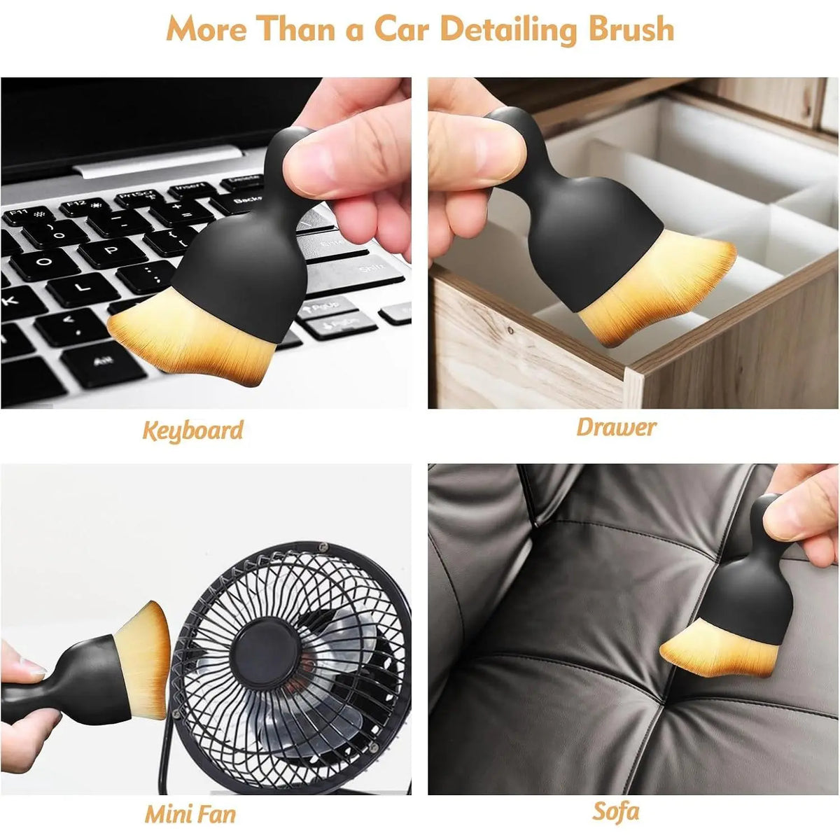 Car Air Conditioner Outlet Dashboard Cleaning Brush Auto Interior Dust Brush