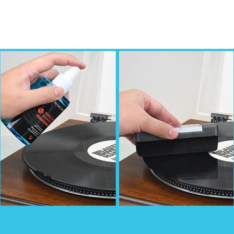 LIMITED-TIME 50% OFF! Anti-Static Vinyl Record Cleaning Spray – Dust Removal, Alcohol-Free, Easy Mist