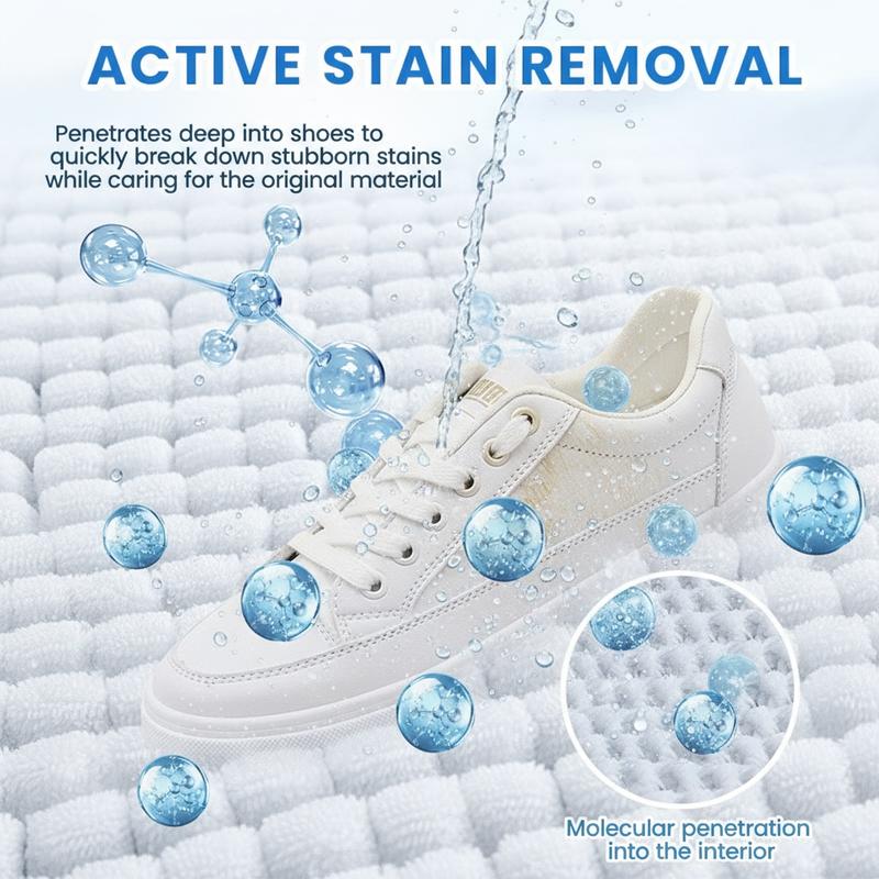 White Shoe Cleaner Cream | Multipurpose No-Wash Solid Comes with Sponge