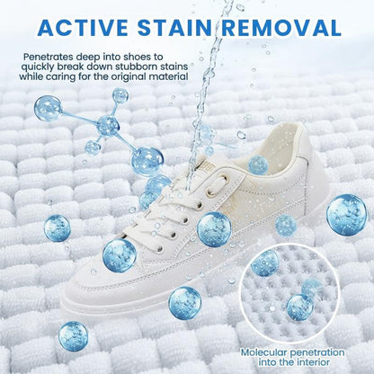 White Shoe Cleaner Cream | Multipurpose No-Wash Solid Comes with Sponge