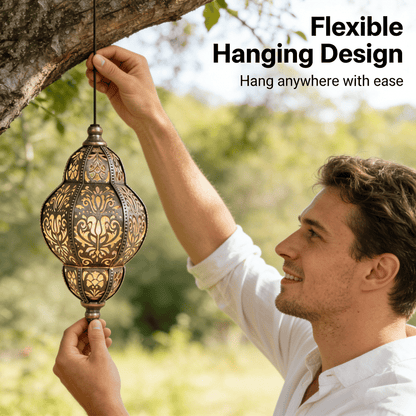 Baroque Style Solar Garden Lantern
